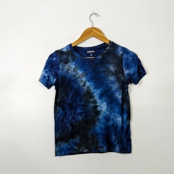 Freshman Other - FRESHMAN Girls Navy Blue Tie Die Soft Short Sleeve T Shirt NEW